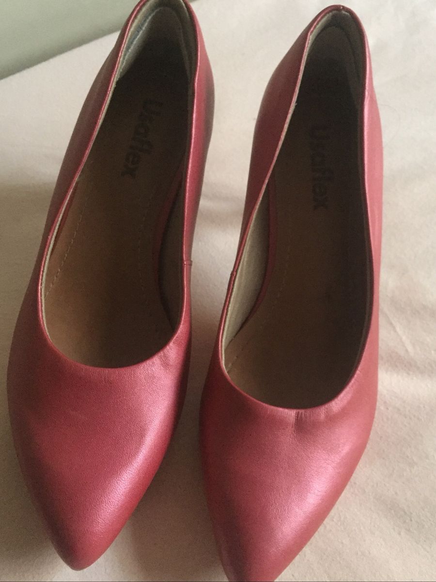 usaflex scarpin vermelho