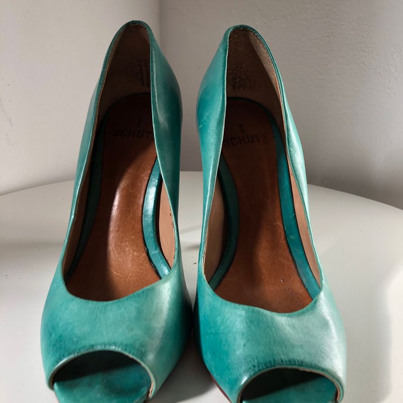 Scarpin best sale verde schutz