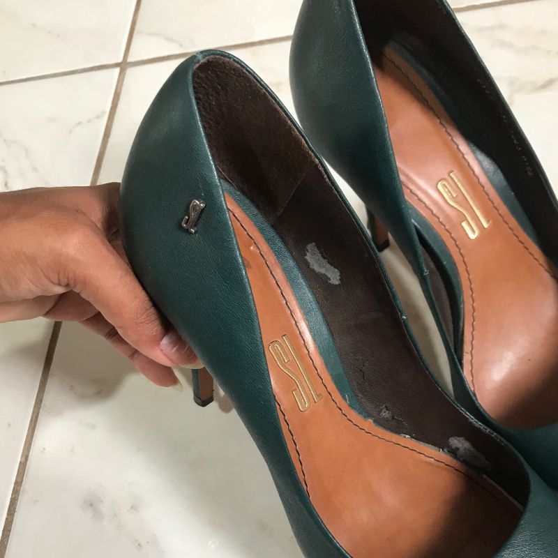 Scarpin verde hot sale santa lolla