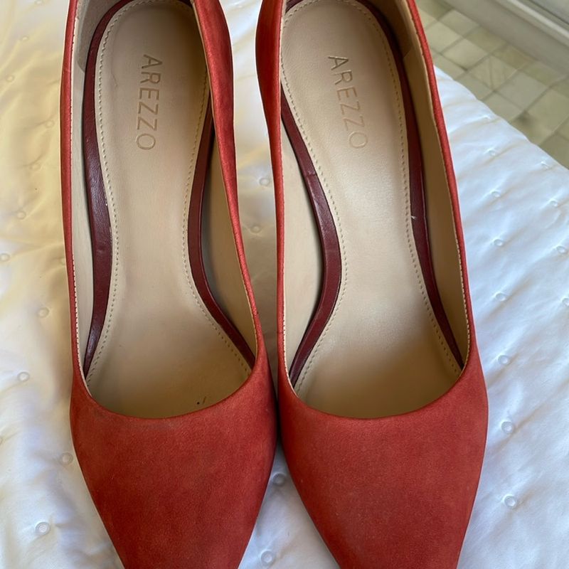 Scarpin Vermelho Arezzo Sapato Feminino Arezzo Usado 94129662