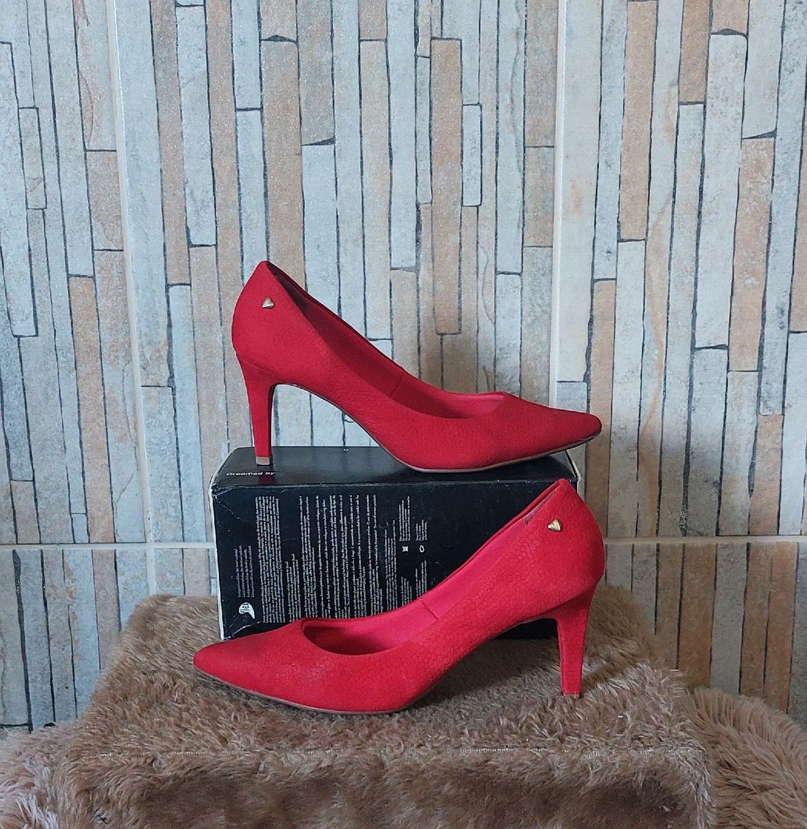 Scarpin clearance vermelho bottero