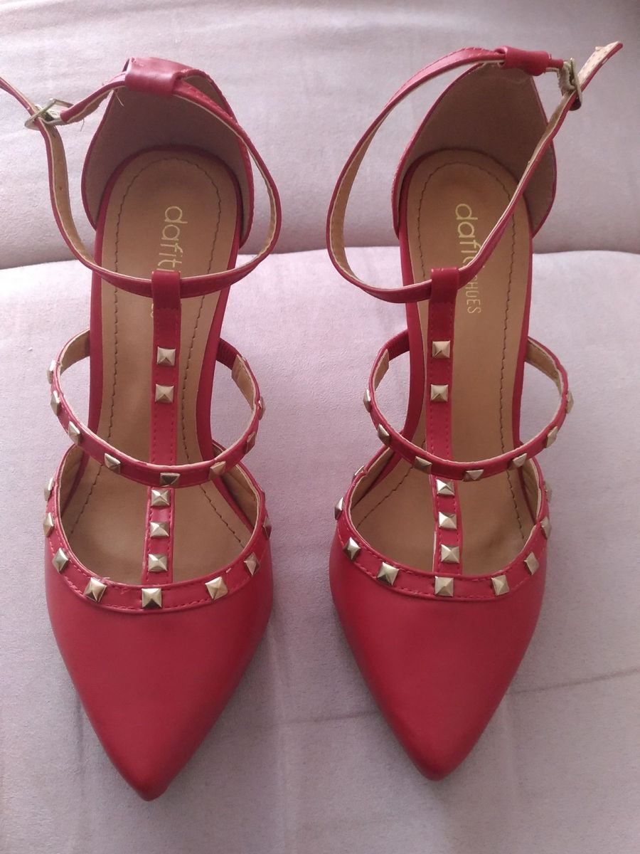 dafiti scarpin vermelho