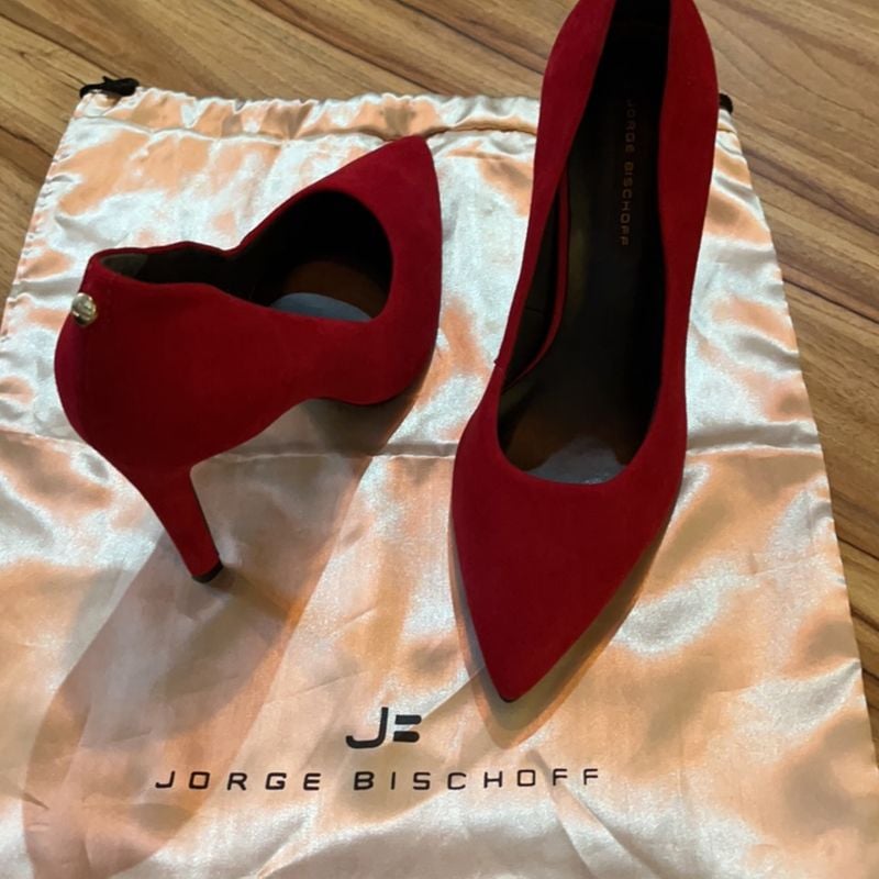 Scarpin jorge 2024 bischoff vermelho