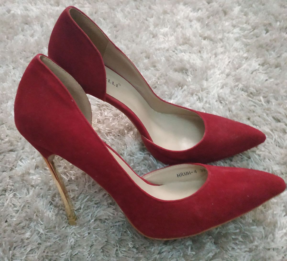 scarpin vermelho