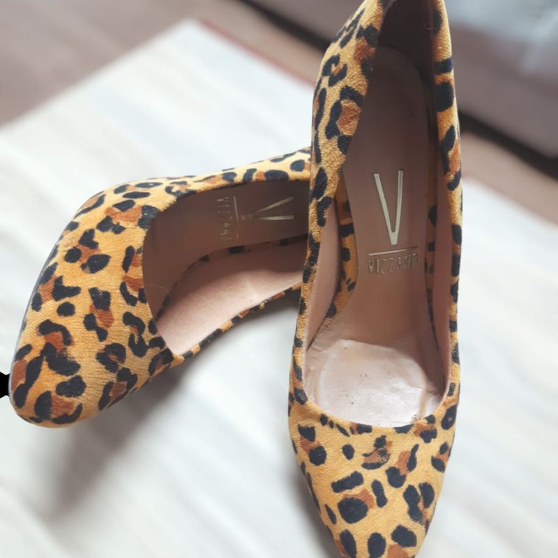 Scarpin vizzano hot sale animal print