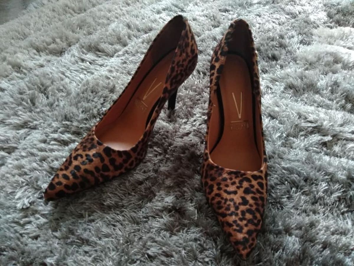 Scarpin vizzano best sale animal print