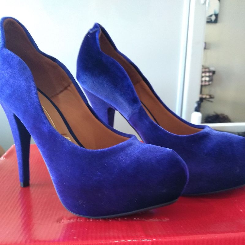 Scarpin vizzano azul store royal