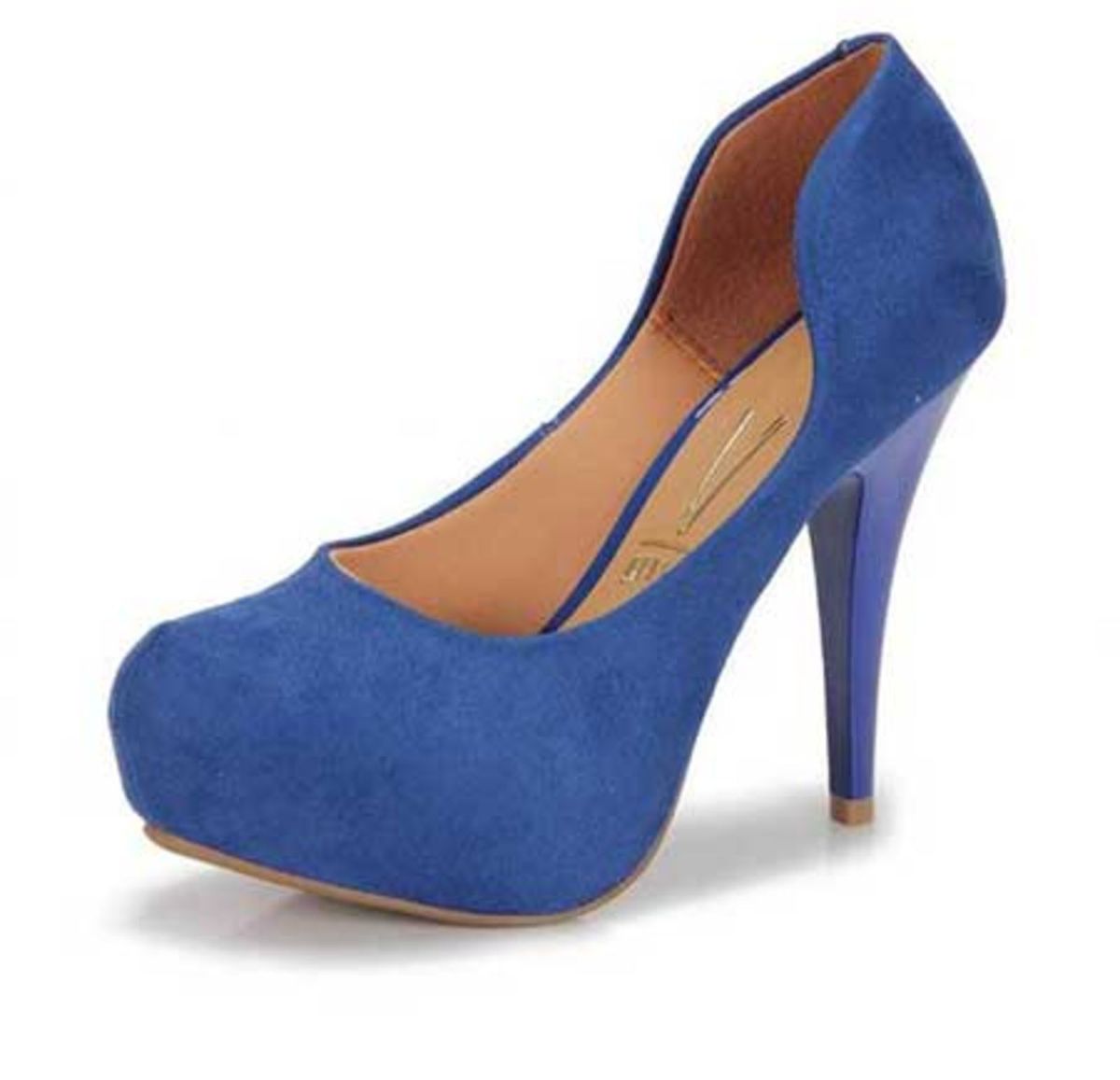 sapato azul vizzano