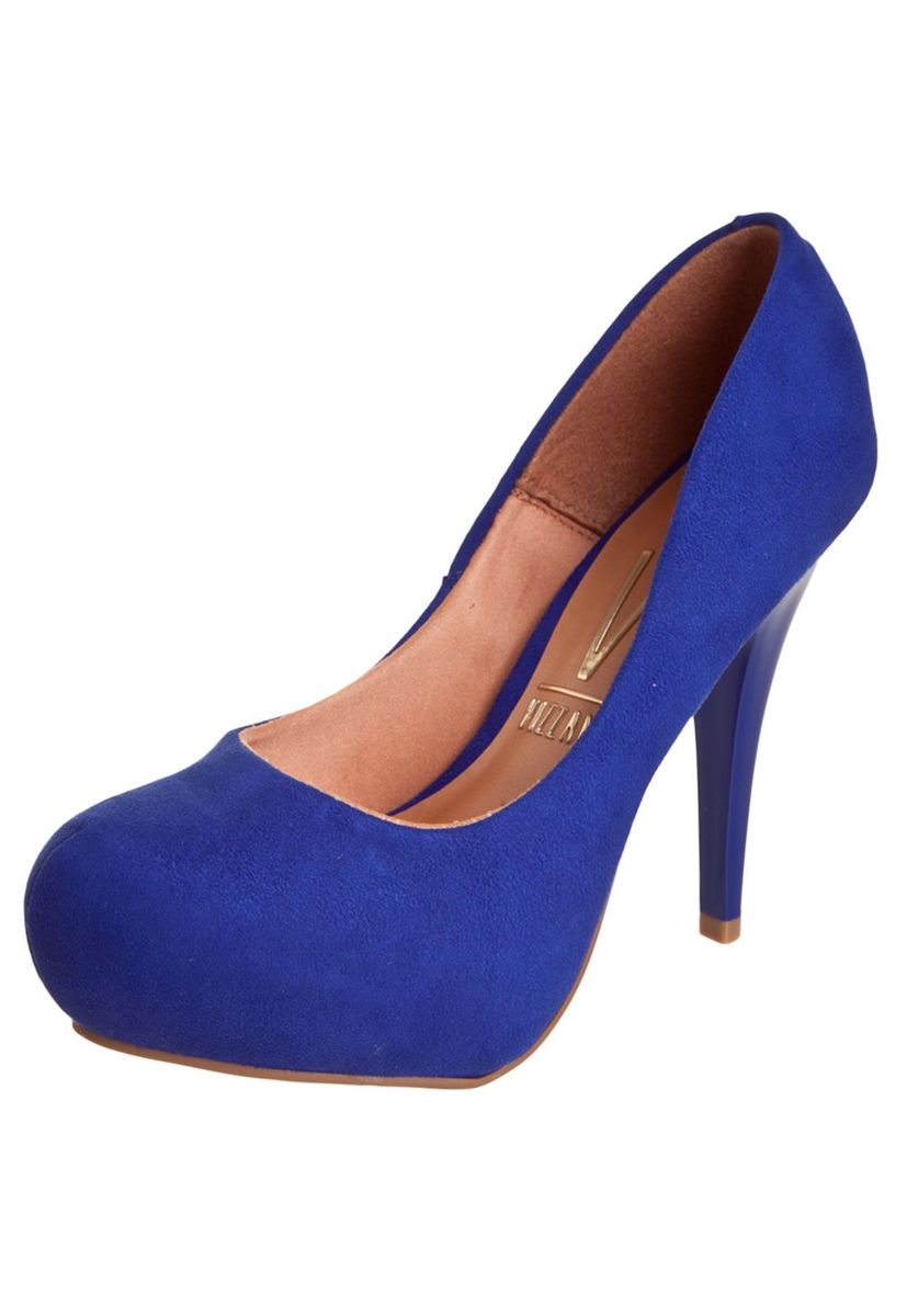 sapato azul vizzano