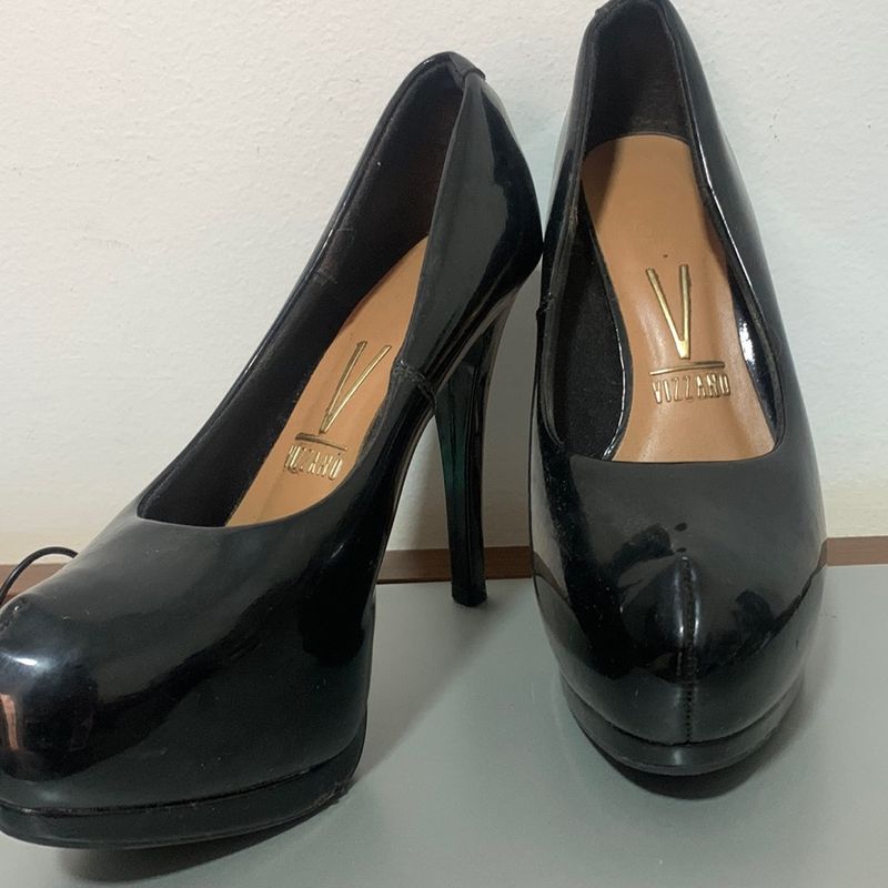 Scarpin vizzano meia pata hot sale preto