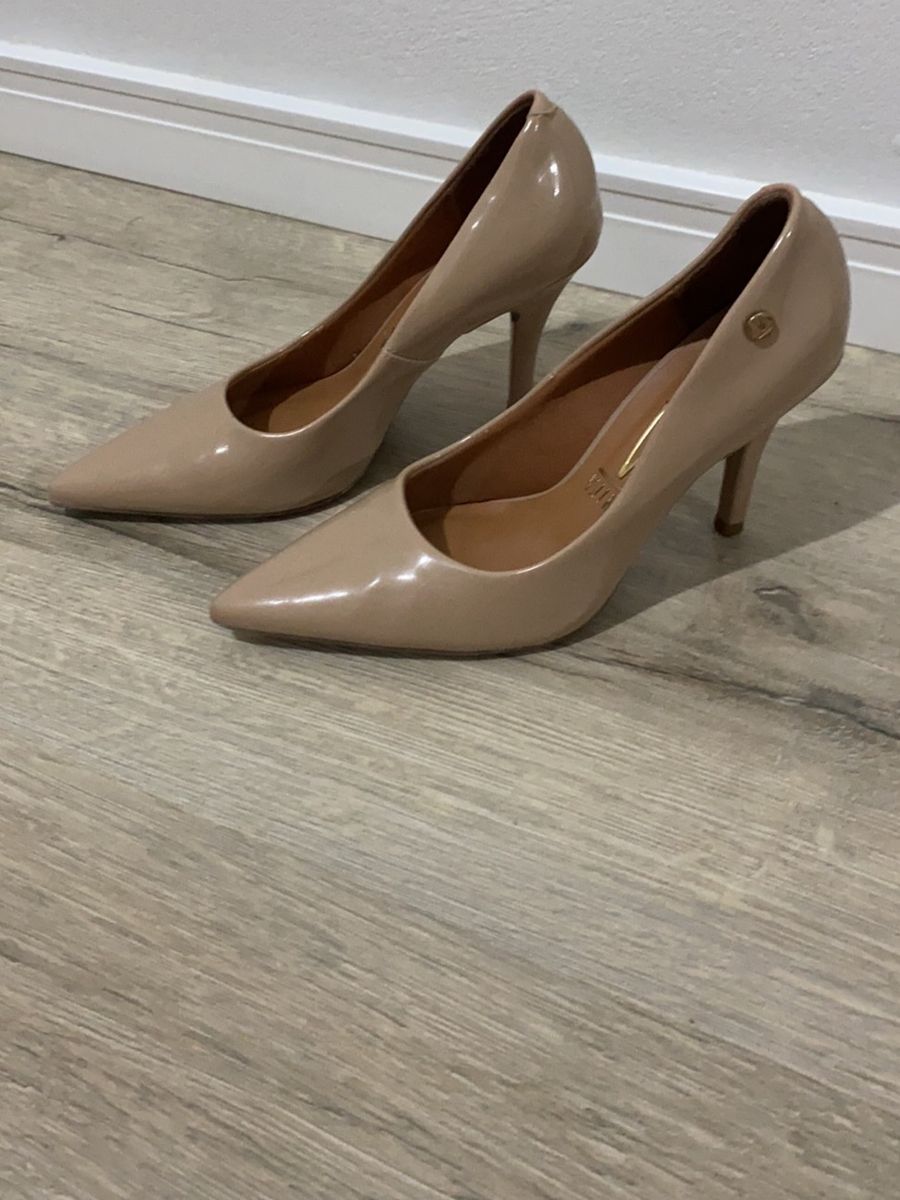 Scarpin Vizzano Nude Sand Lia Feminina Vizzano Usado Enjoei