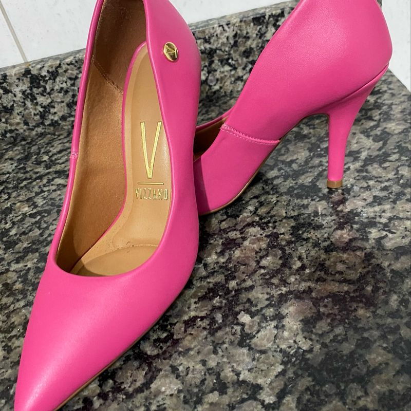 Sapato scarpin best sale vizzano pink