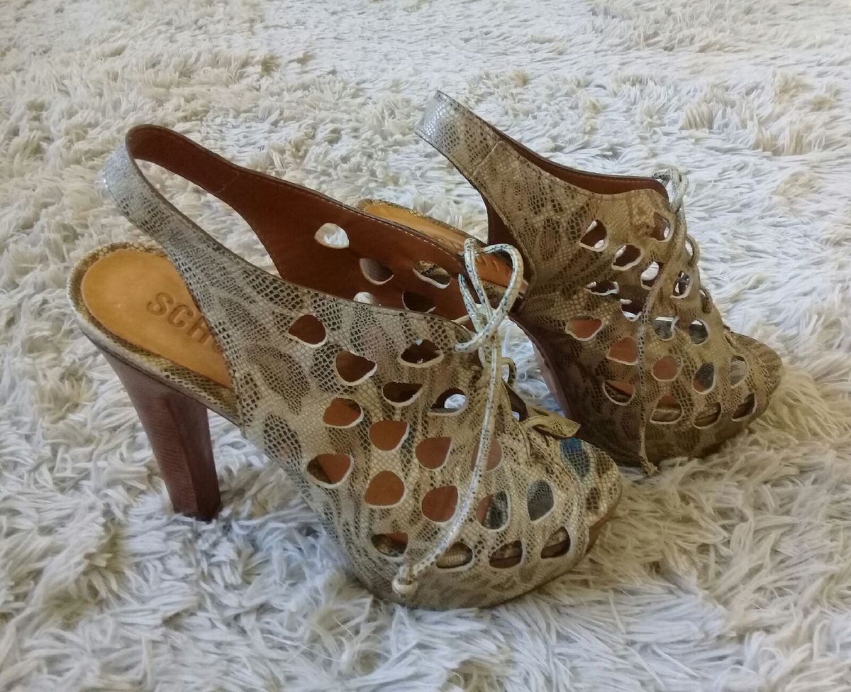 schutz amarração - sapatos schutz