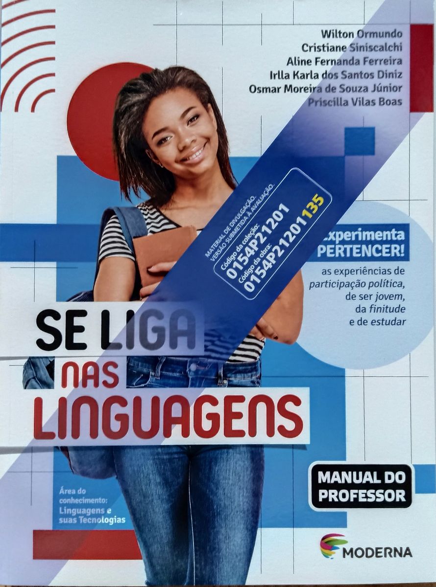 Se Liga Nas Linguagens Experimenta Pertencer | Livro Moderna Usado ...