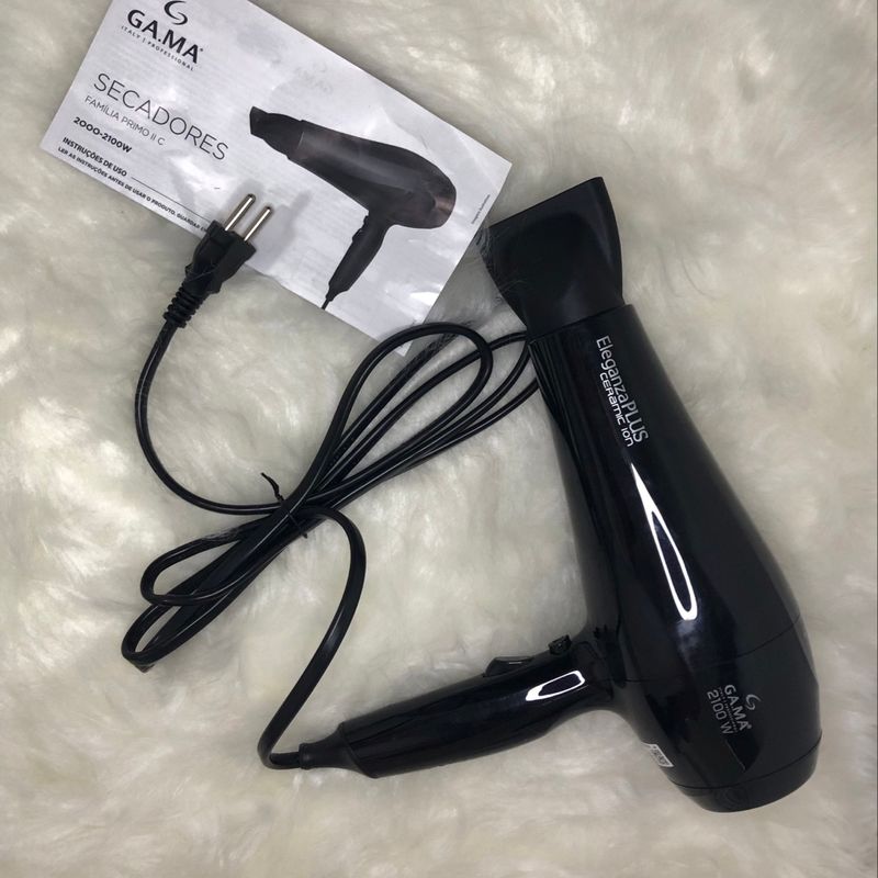 Secador de Cabelo Gama Eleganza Plus Item Info Eletro Gama Nunca Usado  108212830 enjoei