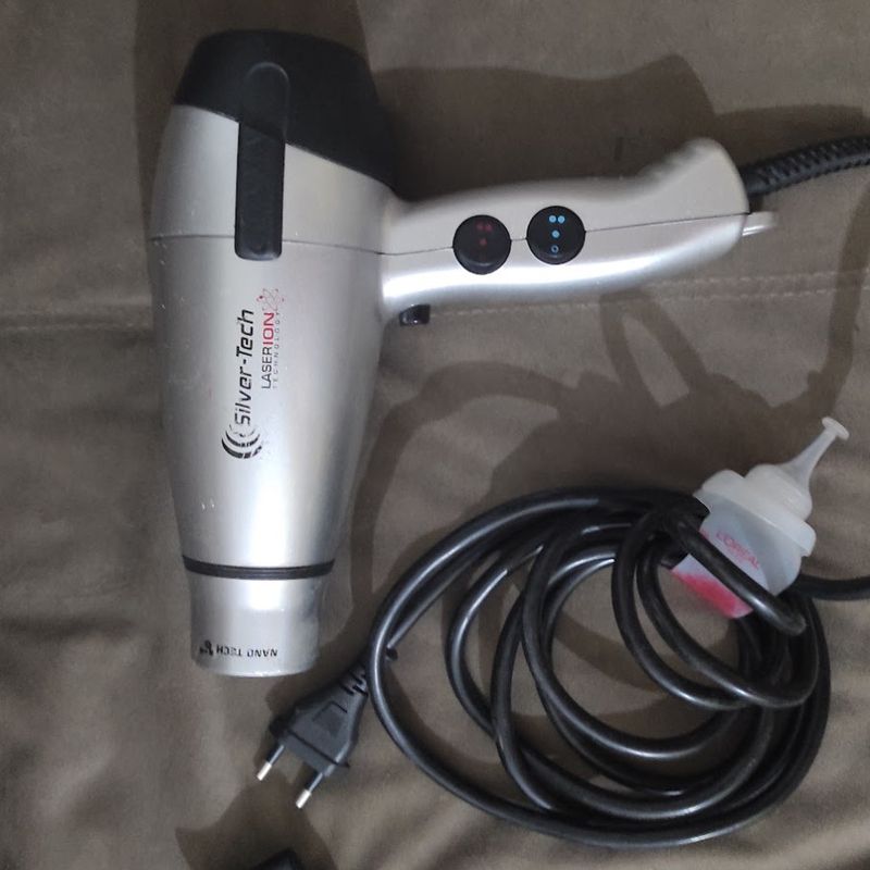 Laser Ion Secador Gama Tech Secador De Cabelo Gama Italy Silver