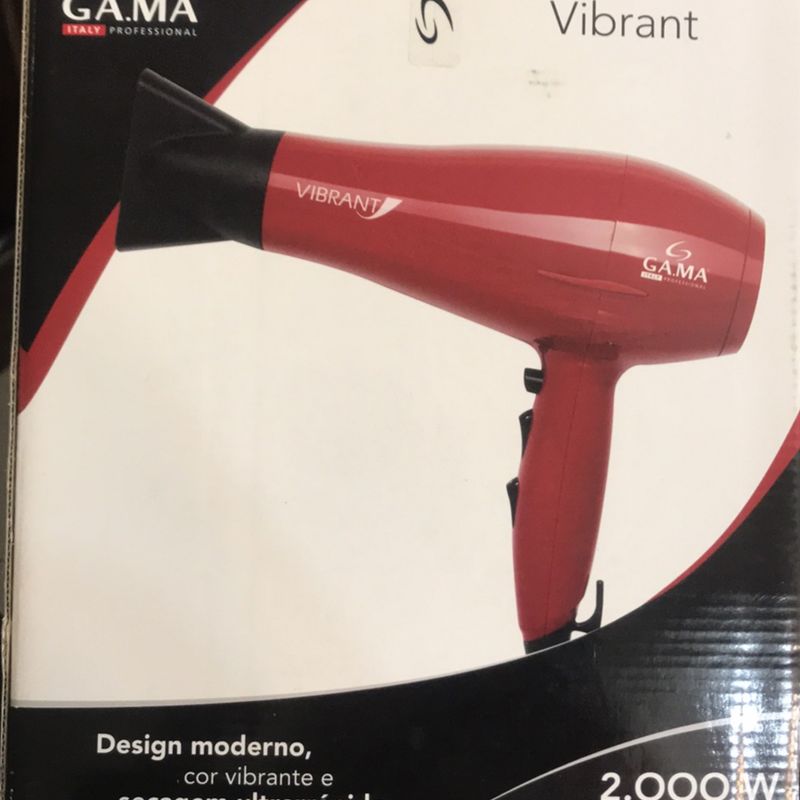 Secador de Cabelo Gama Italy Vibrant 220v Item Info Eletro Gama Italy  Usado 60070198 enjoei