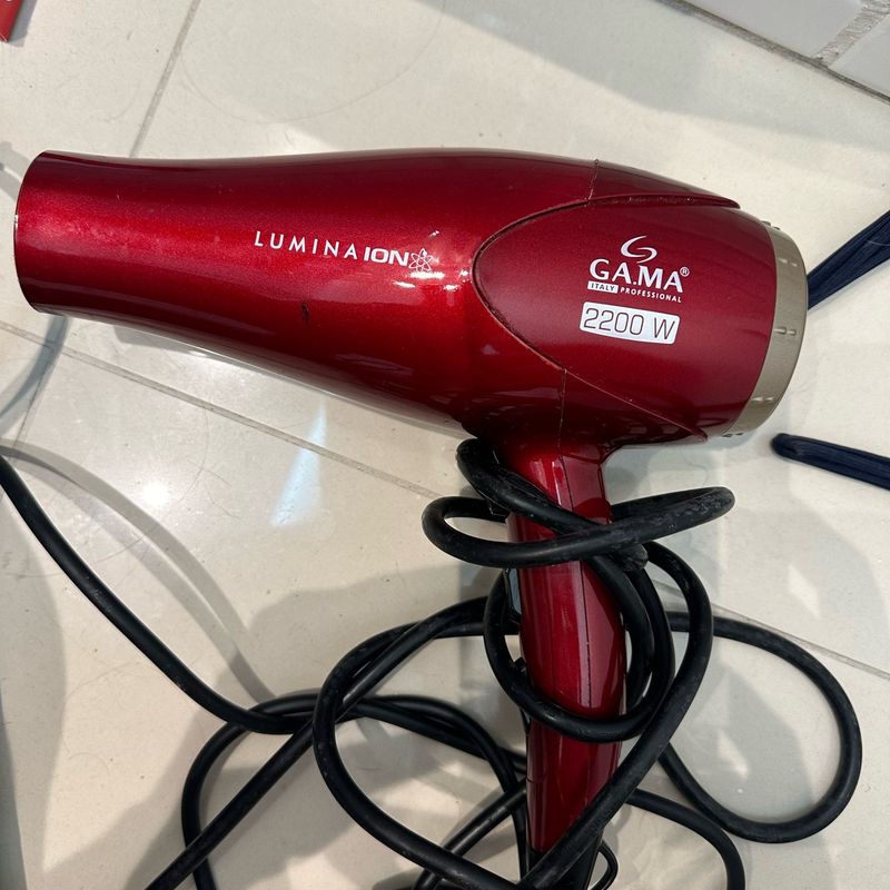 Secador Gama 2200w Ion Item Info Eletro Gama Usado 105464812 enjoei