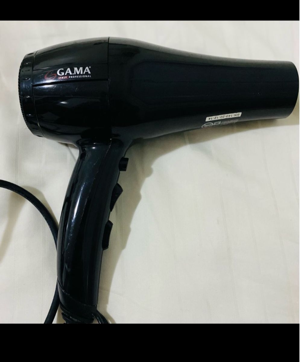 Cabelo Gama Delta 2000 Secador Gama Pro 2000 Mq Turbo Black Ion