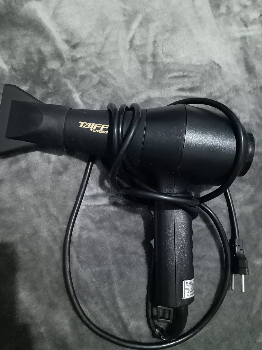 Secador Taiff Turbo 6000 | Produto p/ Cabelos Feminino Taiff Usado ...