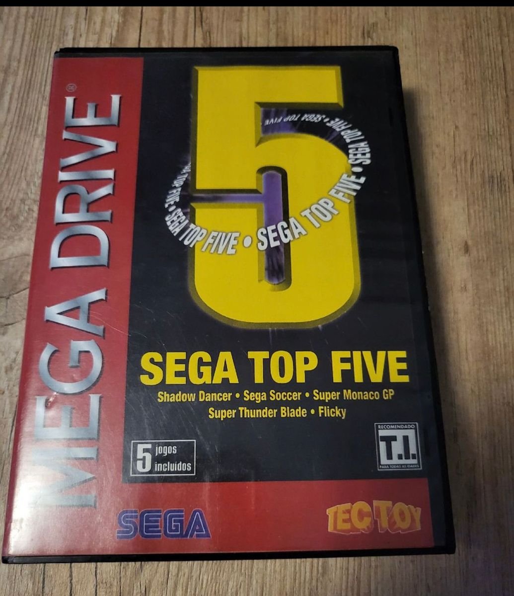 Top Five 5 Jogos Original Mega Drive