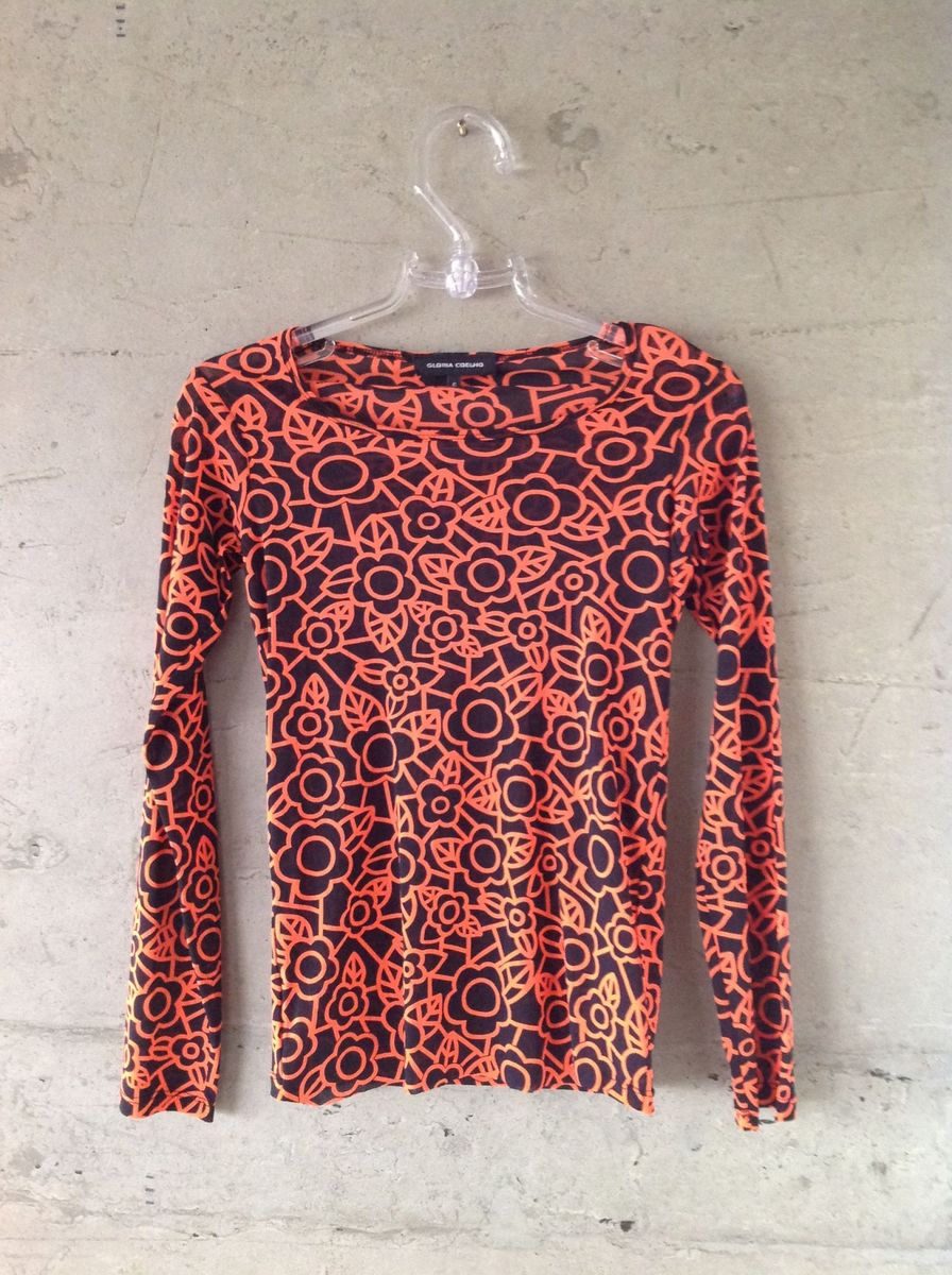 blusa segunda pele estampada