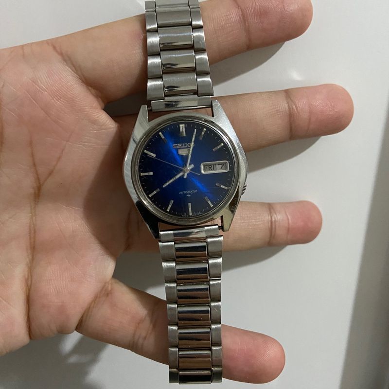 Seiko 5 Automatic Anos 80 90 Rel gio Masculino Seiko Usado