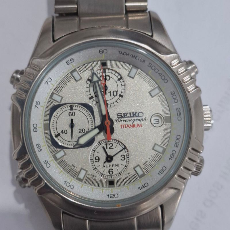 Relógio Seiko 7t32-6j70 Chronograph Titanium | Seiko Usado