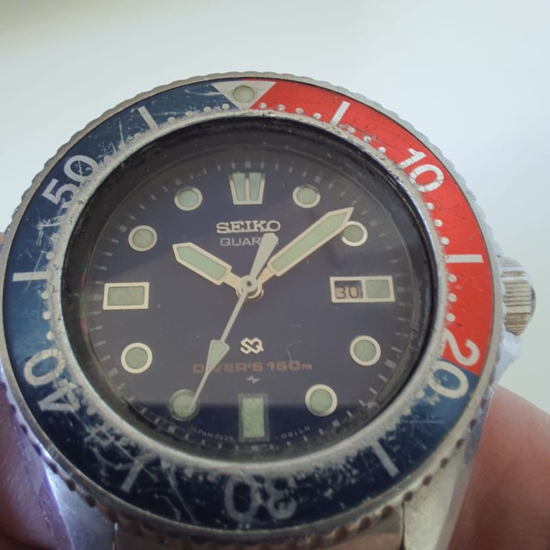 SEIKO 2625-001B セイコー レトロ QSロゴ 超貴重 ペプシ SEIKO 2625-001B セイコー レトロ QSロゴ 超貴重 ペプシ - メルカリ