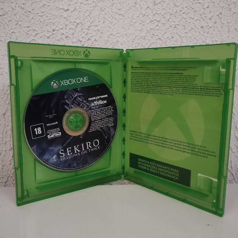 Sekiro Shadows Die Twice Xbox One Mídia Física Impecável