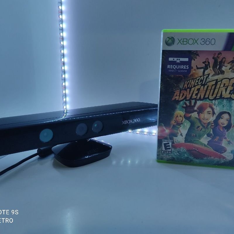 USADO: Sensor Kinect Xbox 360 + 2 Jogos Kinect