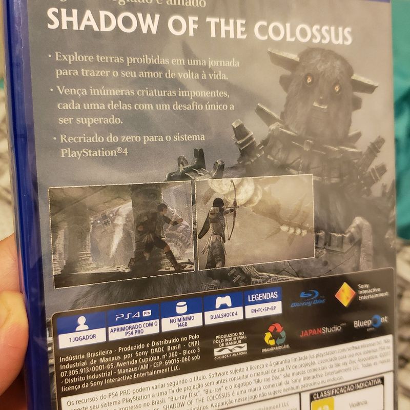 Jogo Para Ps4 Shadow Of The Colossus em Promoção na Americanas