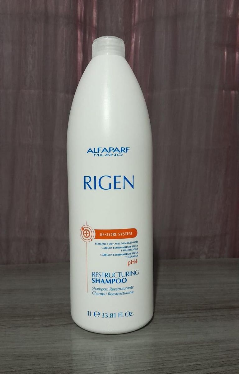 Shampoo 1 Litro Rigen - Restore System Reestruturante | Produto p ...