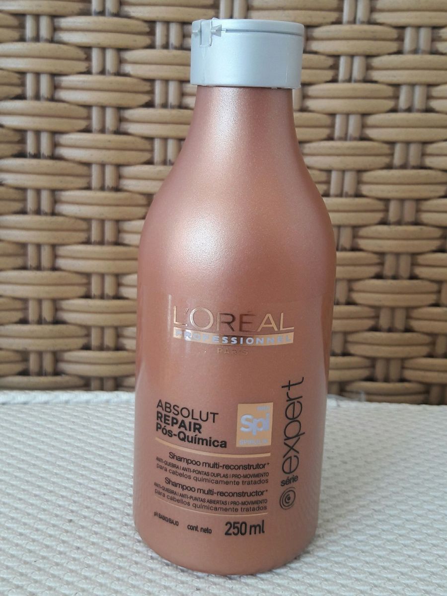 Shampoo Multi Reconstrutor Pós Química Loreal Produto p/ Cabelos