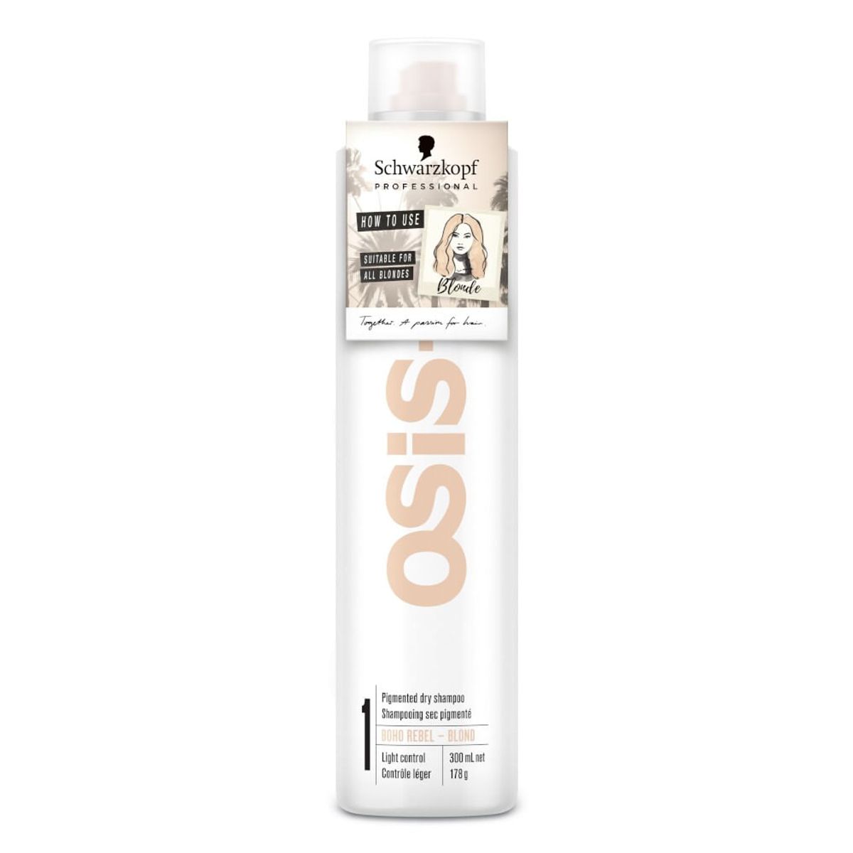 Shampoo Osis Boho Rebel Loiro Schwarzkopf 300ml Produto P Cabelos Feminino Schwarzkopf 1903