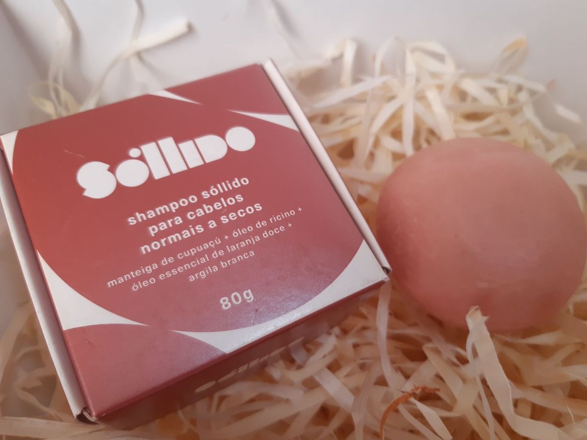 Shampoo Sólido Não Saponificado para Cabelos Normais a Secos Limpa sem