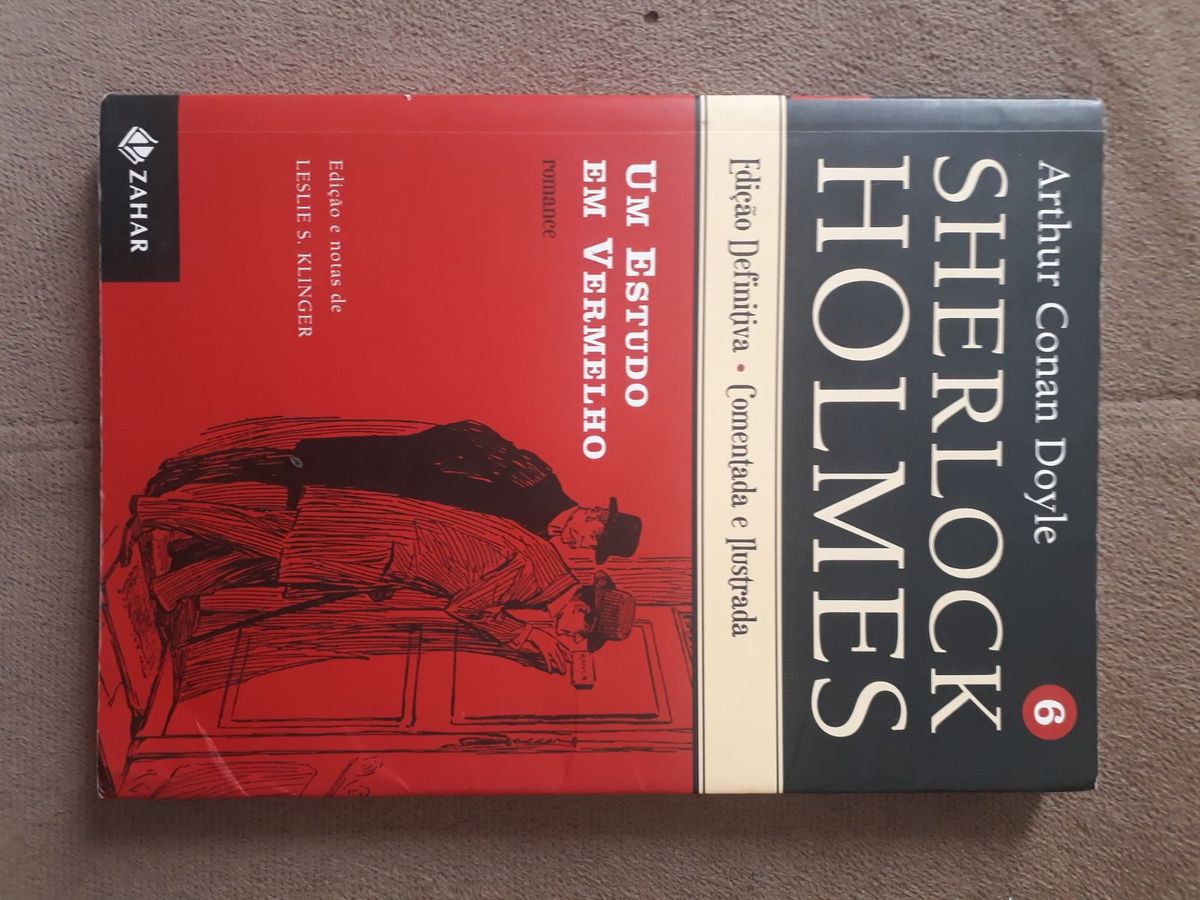 Livro Sherlock Holmes Um Estudo Em Vermelho Resenhas De Livros