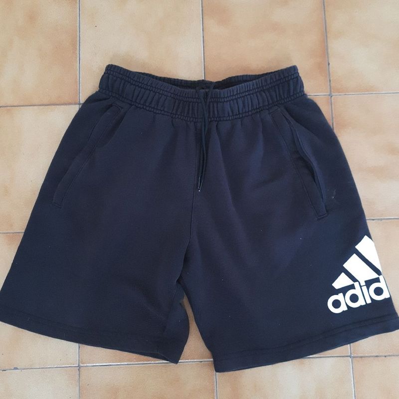 Short moletom hot sale adidas feminino