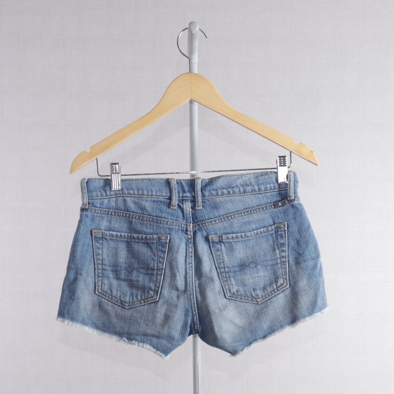 Short Azul Jeans Lucky Brand  Shorts Feminino Lucky Usado