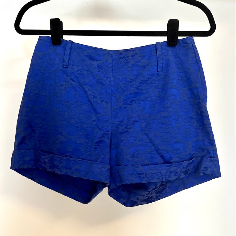 Short Azul Royal, Shorts Feminino Cambodja Usado 92435901