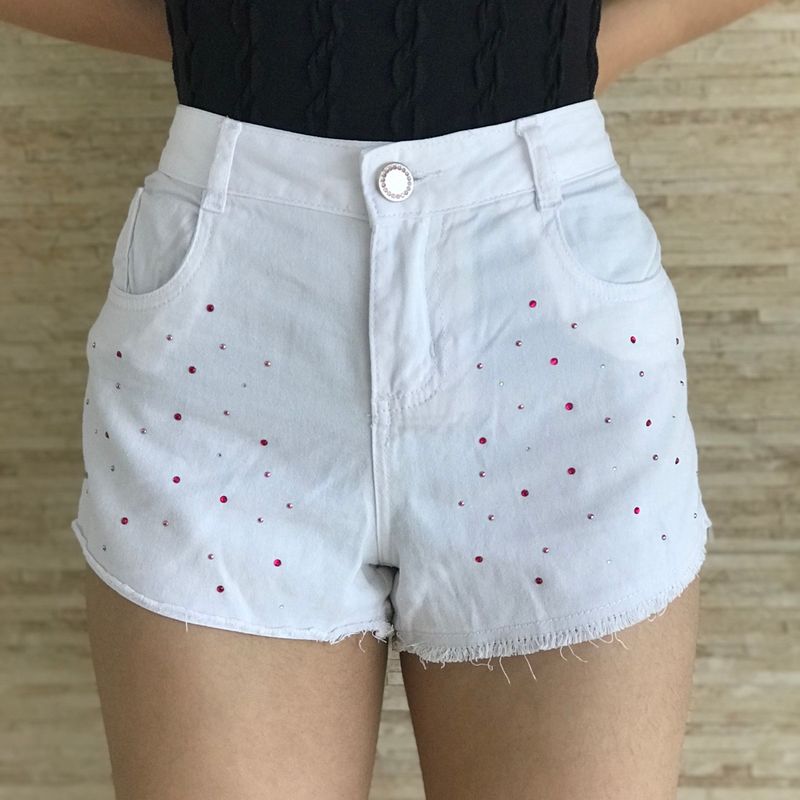 Short branco hot sale marisa