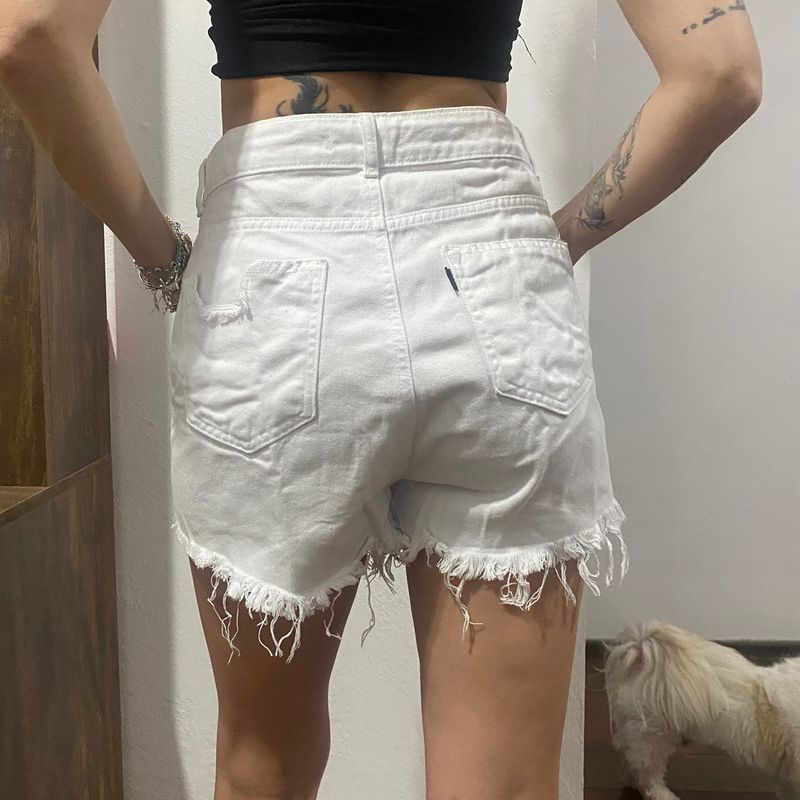 Short boyfriend hot sale branco