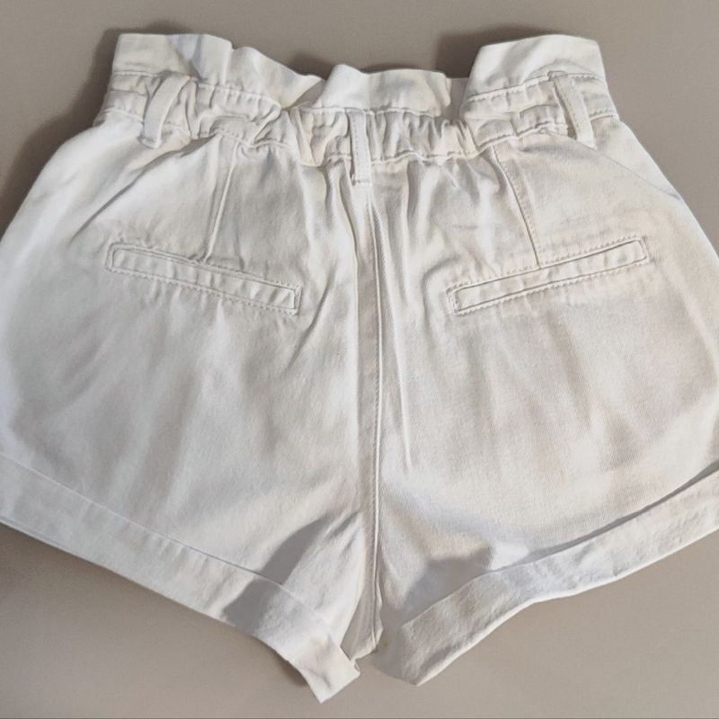 Shorts Branco, Shorts Feminino Usado 95592431