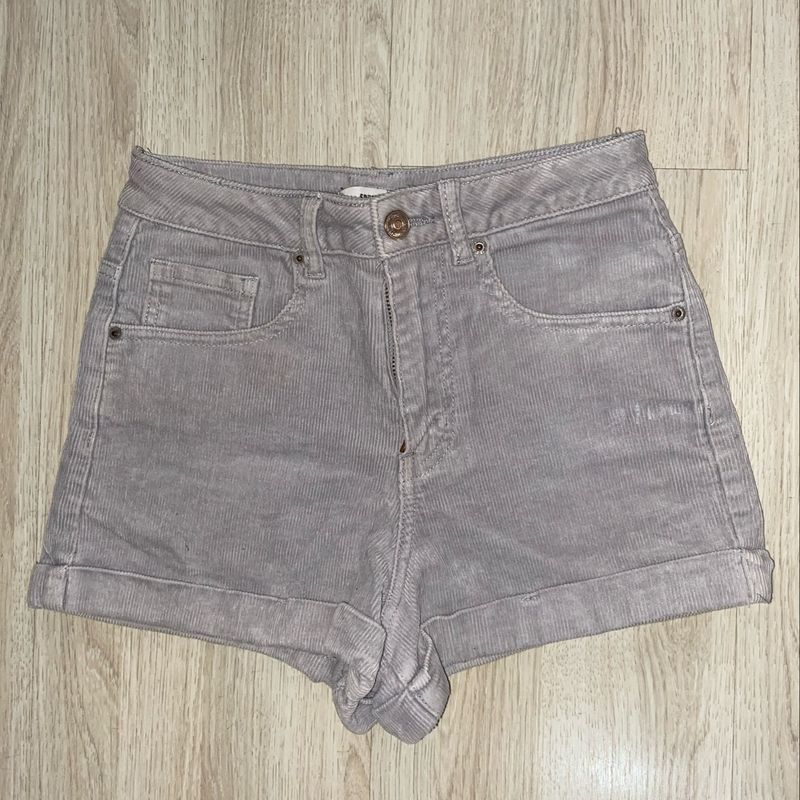 Short Cos Alto Cinza Forever 21 Shorts Feminino Forever 21 Nunca