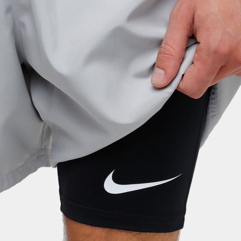 Short de Compressão Nike Pro Masculino - Preto+Branco