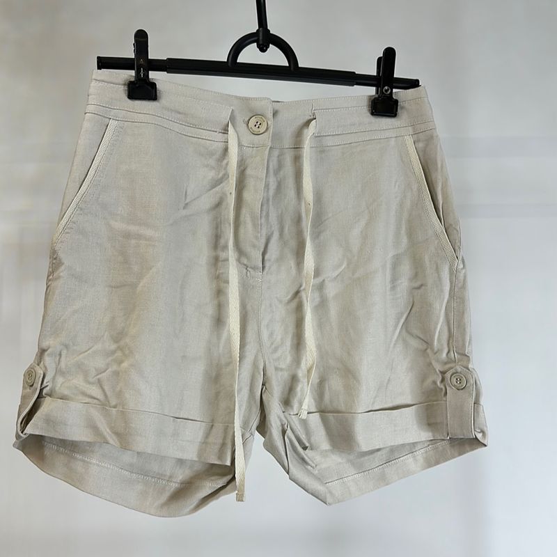 Short de Linho, Shorts Feminino Trimix Nunca Usado 78842965