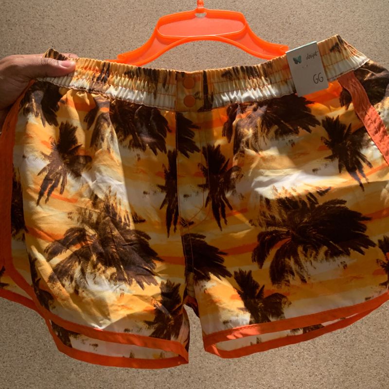 Short de store praia feminino riachuelo