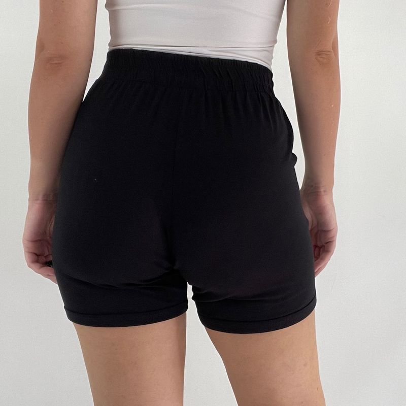 Shorts Compressivo Preto Arara (Feminino) - Victoria