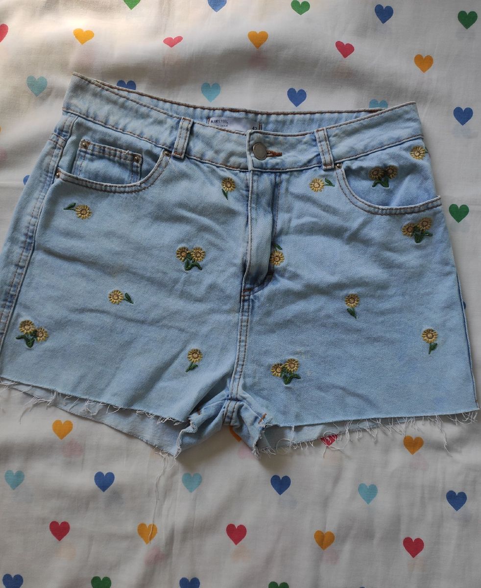 short jeans girassol