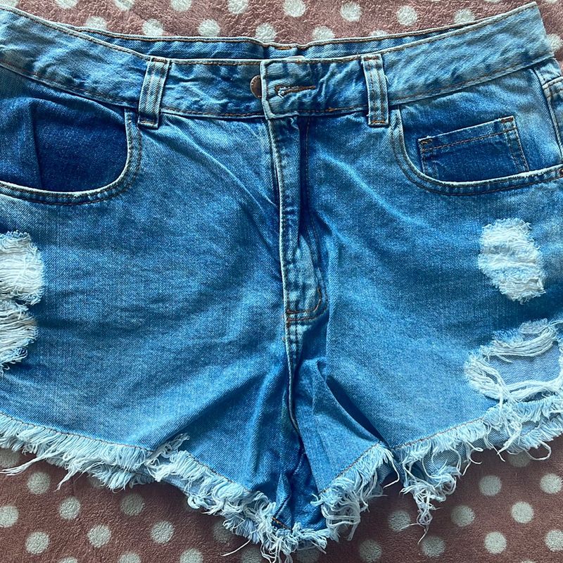 Short hot sale jeans aquamar